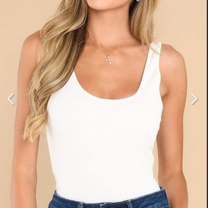 Red Dress Boutique Tiny Temptations White Bodysuit